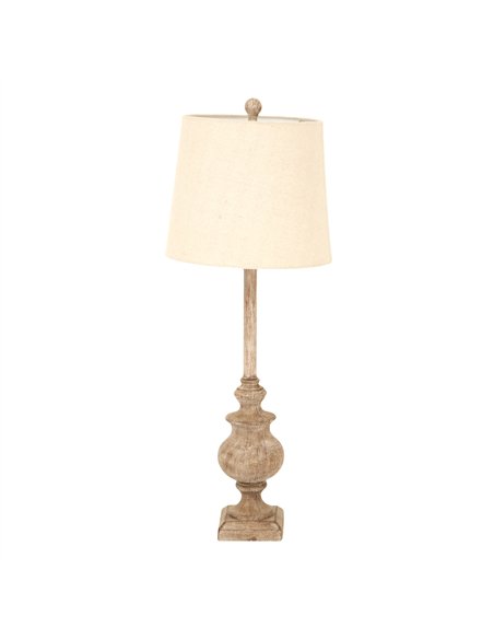 Hill Interiors Chiaro Candlestick Table Lamp With Linen Shade 24008 - pic 164554 | FastDaddyshop