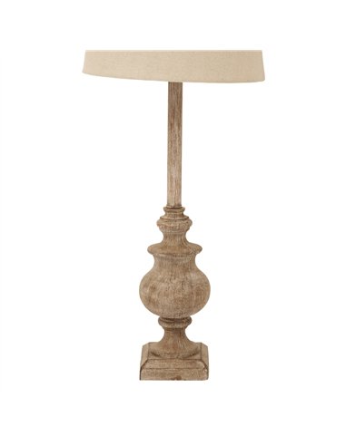 Hill Interiors Chiaro Candlestick Table Lamp With Linen Shade 24008