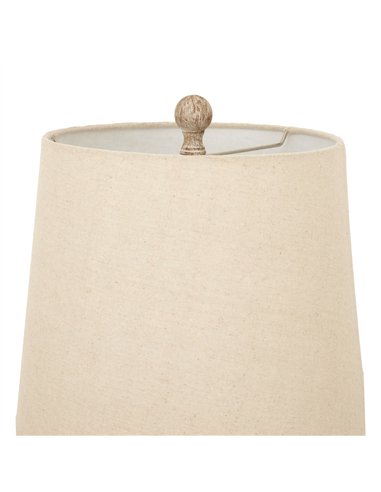 Hill Interiors Chiaro Candlestick Table Lamp With Linen Shade 24008