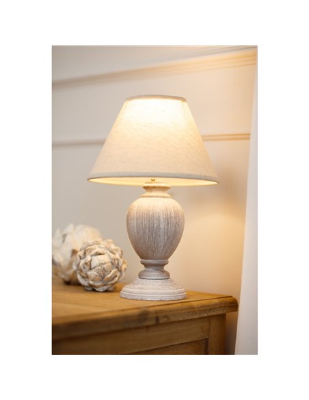 Hill Interiors Otem Urn Table Lamp With Linen Shade 23882 - pic 164578 | FastDaddyshop