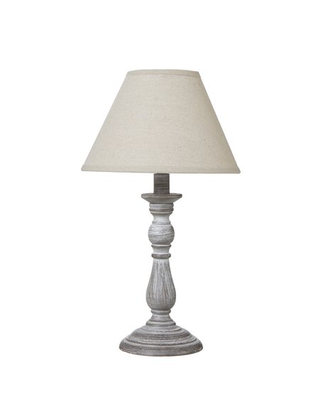 Hill Interiors Augusta Column Table Lamp With Linen Shade 23888 - pic 164595 | FastDaddyshop