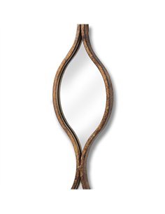 Hill Interiors Decorative Hanging Gold Mirror 18070 2