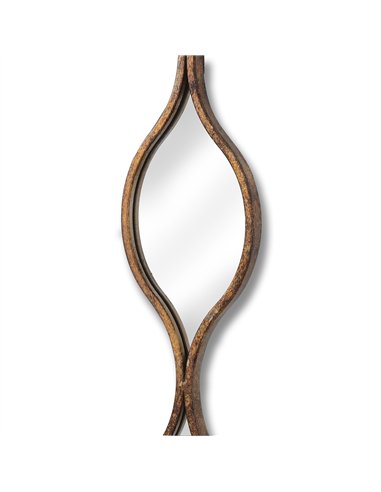 Hill Interiors Decorative Hanging Gold Mirror 18070