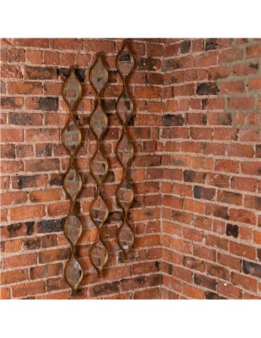 Hill Interiors Decorative Hanging Gold Mirror 18070