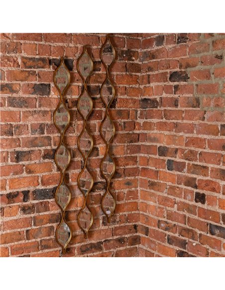 Hill Interiors Decorative Hanging Gold Mirror 18070 - pic 164609 | FastDaddyshop