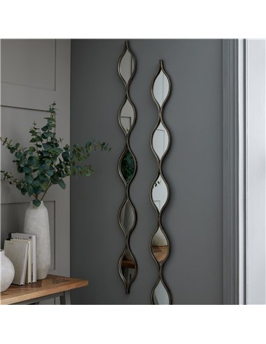Hill Interiors Decorative Hanging Silver Mirror 18386