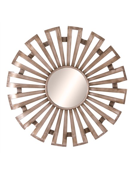 Hill Interiors Evi Antique Silver Sunburst Mirror 22139 - pic 164624 | FastDaddyshop