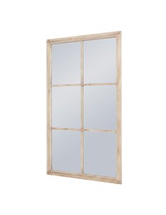 Hill Interiors Washed Wood Large Window Mirror 23337 2