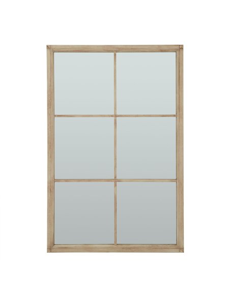 Hill Interiors Washed Wood XL Window Mirror 23607 - pic 164656 | FastDaddyshop