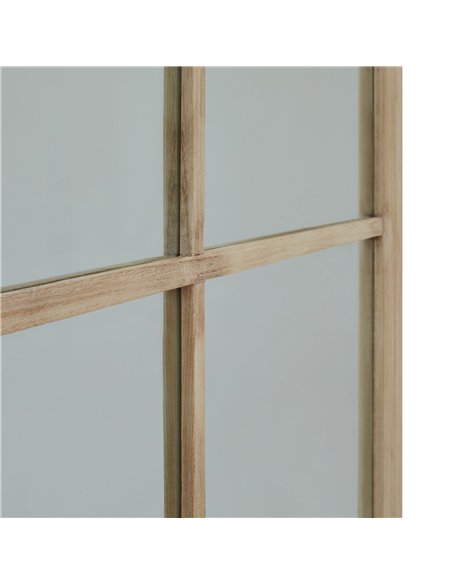 Hill Interiors Washed Wood XL Window Mirror 23607 - pic 164658 | FastDaddyshop