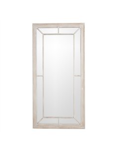 Hill Interiors Large Washed Wood Framed Window Mirror 23806