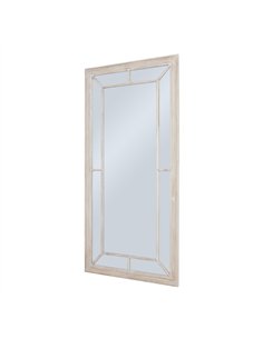Hill Interiors Large Washed Wood Framed Window Mirror 23806 2