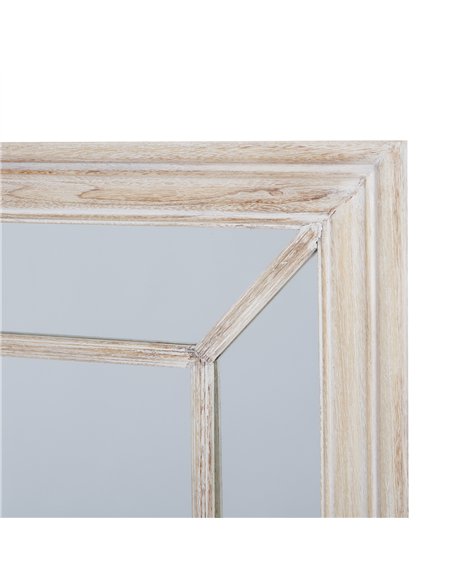 Hill Interiors Washed Wood Framed Window Mirror 23807 - pic 164667 | FastDaddyshop