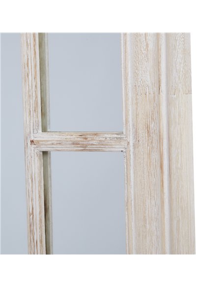 Hill Interiors Washed Wood Framed Window Mirror 23807 - pic 164668 | FastDaddyshop