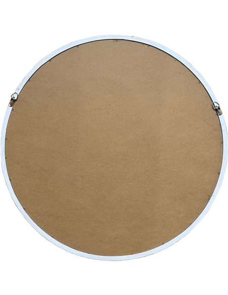 Hill Interiors Washed Wood Framed Beaded Mirror 23809 - pic 164674 | FastDaddyshop
