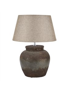 Hill Interiors Castello Aged Stone Ceramic Table Lamp 19426
