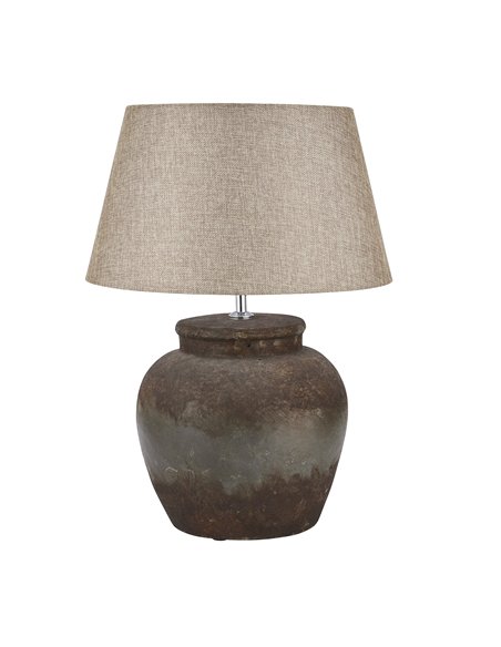 Hill Interiors Castello Aged Stone Ceramic Table Lamp 19426 - pic 164676 | FastDaddyshop