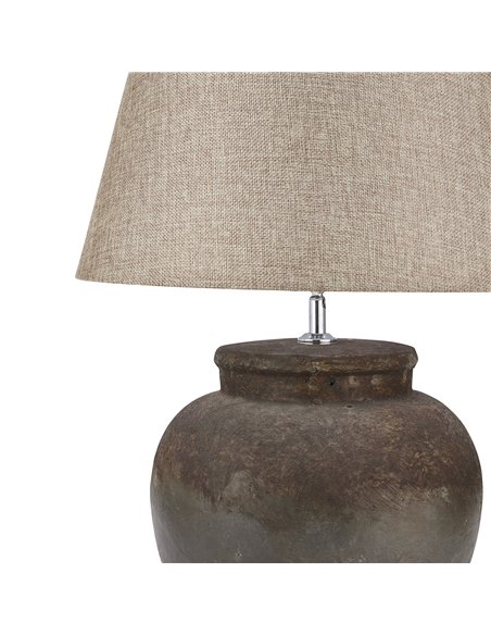 Hill Interiors Castello Aged Stone Ceramic Table Lamp 19426 - pic 164677 | FastDaddyshop