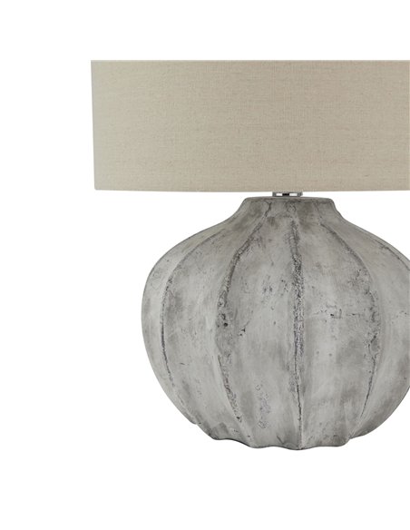 Hill Interiors Darcy Antique White Flute Lamp 23626 - pic 164693 | FastDaddyshop