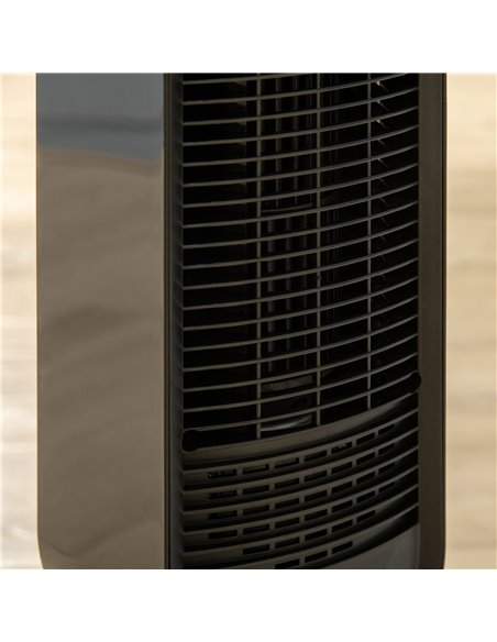 Homcom 39" Anion Tower Fan Cooling with Oscillating, 3 Speed, Timer, LED, Remote, Black - pic 16497 | FastDaddyshop
