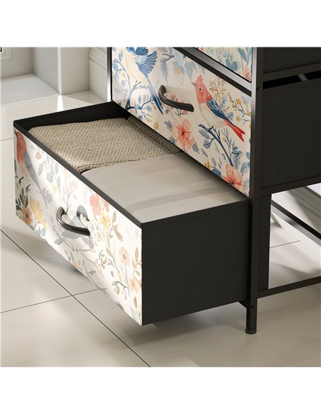 HOMCOM 4-Drawer Chest of Drawers - White - pic 165068 | FastDaddyshop