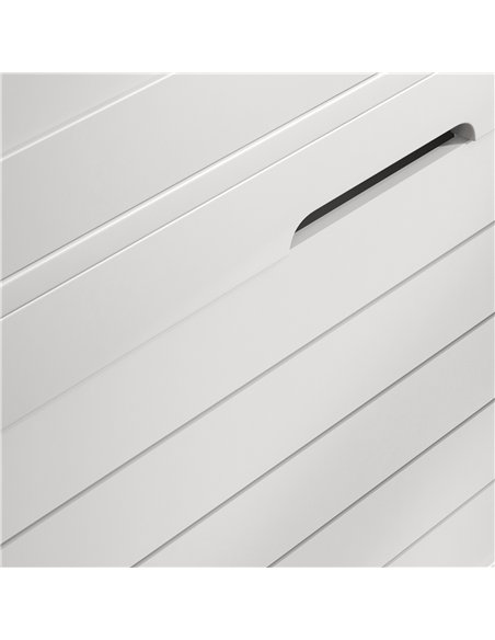 HOMCOM Narrow Shoe Cabinet with 3 Flip Drawers - White - pic 165545 | FastDaddyshop