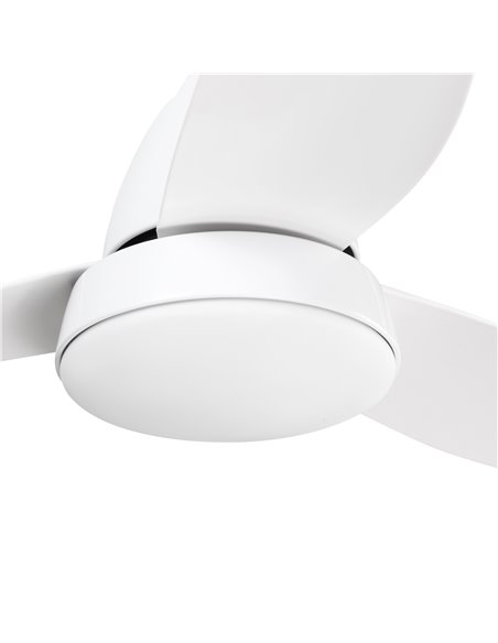 Homcom Reversible Ceiling Fan with Light, 3 Blades, Remote Controller, White - pic 16555 | FastDaddyshop