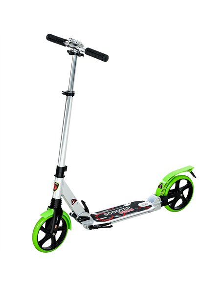 HOMCOM Folding Kick Scooter, Adjustable Ride On Scooter with 200mm Big Wheels and Double Shock Absorption, Urban Scooter for 14+ - pic 165969 | FastDaddyshop