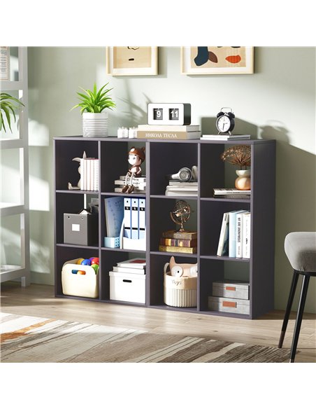 HOMCOM 6-Cube Bookshelf - Grey - pic 166211 | FastDaddyshop