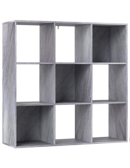 HOMCOM Nine-Cube Storage Shelf - Marble Grey - pic 166239 | FastDaddyshop