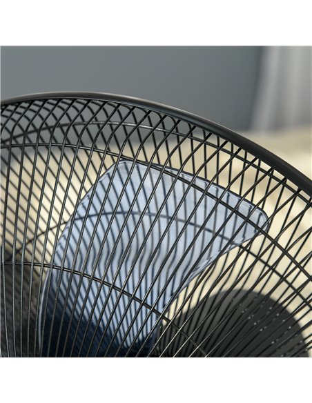 Homcom Pedestal Humidifying Misting Fan with 3 Speeds, 2.8L Water Tank, Timer and Remote, Black - pic 16643 | FastDaddyshop