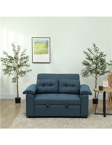 HOMCOM Set of 2 5ft/ 150cm Decorative Artificial Plant, Silk Olive Tree with 720 Leaves and 32 Olive Fruits in Pot, Fake Plant f - pic 166544 | FastDaddyshop
