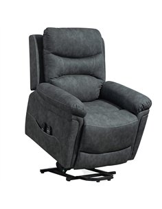 HOMCOM Power Lift Recliner Chair with Vibration Massage, Heat, USB - Grey
