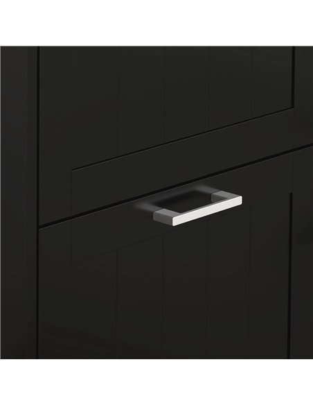 HOMCOM Three-Drawer Minimalistic Shoe Cabinet - Black - pic 167327 | FastDaddyshop