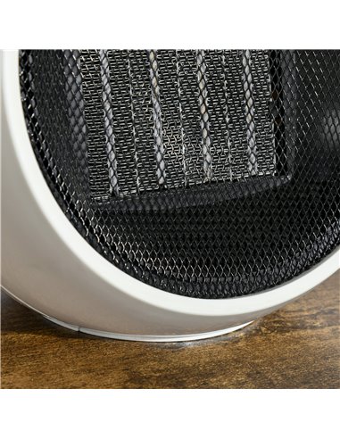 Homcom Small Space Ceramic Heater with 3 Heating Mode, Adjustable Temperature