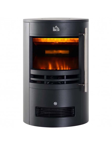 Homcom 900W/1800W Freestanding Indoor Electric Fireplace with Thermostat Control - pic 16804 | FastDaddyshop