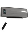HOMCOM 2000W Ceramic Electric Heater with Fan, Adjustable Thermostat, Wall Mounted - Grey