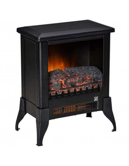 Homcom Freestanding Electric Fireplace Stove with Flame Effect and Overheat Protection - pic 16814 | FastDaddyshop
