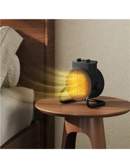 HOMCOM 2000W Portable Ceramic Electric Heater with Fan - Black - pic 168140 | FastDaddyshop