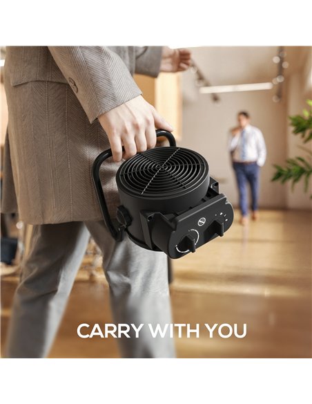 HOMCOM 2000W Portable Ceramic Electric Heater with Fan - Black - pic 168146 | FastDaddyshop