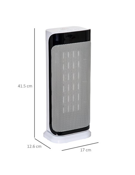 Homcom Portable Oscillating Ceramic Space Heater with Over Heating & Tip-over Protection - pic 16816 | FastDaddyshop