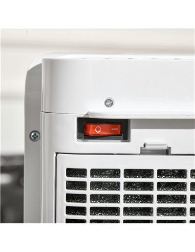 Homcom Portable Oscillating Ceramic Space Heater with Over Heating & Tip-over Protection