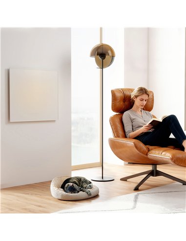 HOMCOM Wifi Smart Electric Heater, Far Infrared, Wall Mounted - 520W