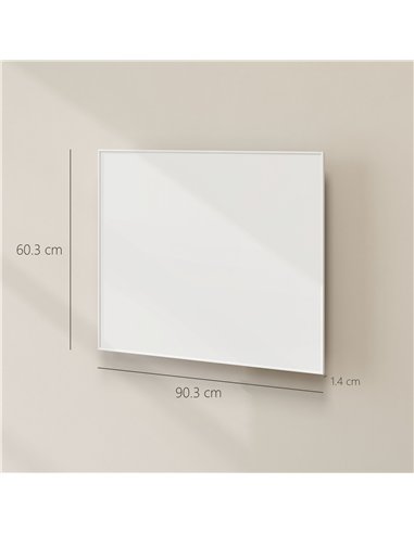 HOMCOM Wifi Smart Electric Heater, Far Infrared, Wall Mounted - 520W