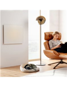 HOMCOM Wifi Smart Electric Heater, Far Infrared, Wall Mounted - 170W 2