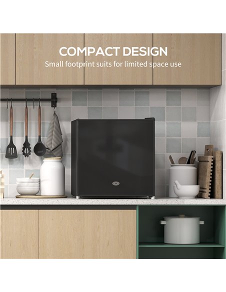 HOMCOM 35L Mini Freezer, -24℃ to -14℃ Temperature - Black - pic 168485 | FastDaddyshop
