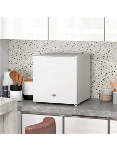 HOMCOM 35L Mini Freezer, -24℃ to -14℃ Temperature - White