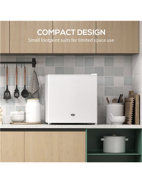 HOMCOM 35L Mini Freezer, -24℃ to -14℃ Temperature - White - pic 168512 | FastDaddyshop