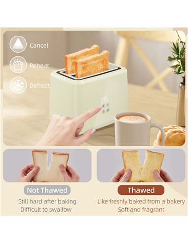 HOMCOM Digital Stainless Steel Kettle and Toaster Set, 1.5L 3000W Fast Boil Kettle, 2 Slice Toaster with 7 Level Browning Contro
