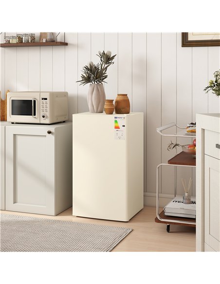 HOMCOM Under Counter Fridge, 91L Small Fridge with Chiller Box, Removable Shelf, Reversible Door, Adjustable Legs, Mini Refriger - pic 168563 | FastDaddyshop